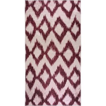 Covor burgundy/alb lavabil 120x180 cm – Vitaus