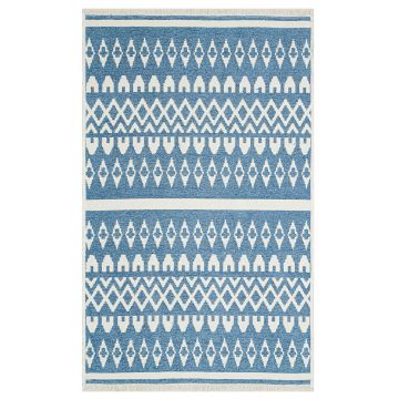 Covor de living / dormitor Maze Home MONDO Reversibil,Albastru, Dream Blue 03 (diverse dimensiuni)