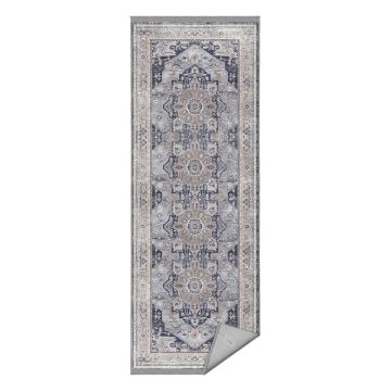 Covor gri de tip traversă 80x200 cm – Mila Home