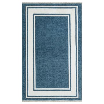 Covor Maze Home NOA Reversibil, Lavabil, Albastru (diverse dimensiuni)