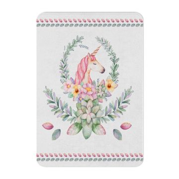 Covor pentru copii alb/roz 80x140 cm – OYO kids
