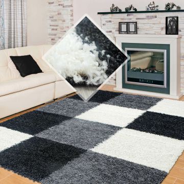 Covor SHAGGY LIFE 1501 Negru
