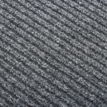 vidaXL Covor traversă de captare a murdăriei, gri, 100x100 cm