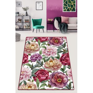 Covor, Assurance Djt , 80x120 cm, 50% catifea/50% poliester, Multicolor