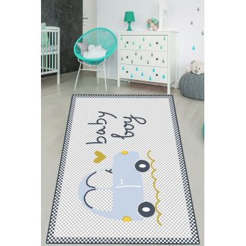 Covor, Baby Boy , 80x120 cm, Catifea, Multicolor