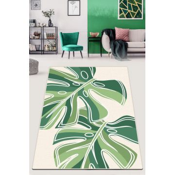 Covor, Bamboo Folium Djt , 100x160 cm, 50% catifea/50% poliester, Multicolor ieftin