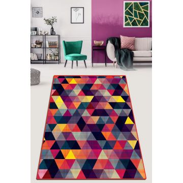 Covor, Bunt Djt, 80x140 cm, 50% catifea/50% poliester, Multicolor