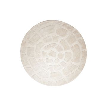 Covor crem rotund din lână ø 220 cm Bajelo – Light & Living