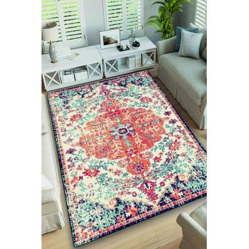 Covor, Adobe  Şönil Cotton , 80x150 cm, 70% bumbac/30% poliester, Multicolor