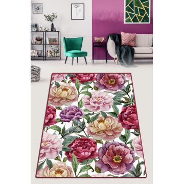 Covor, Assurance Djt  , 80x150 cm, 50% catifea/50% poliester, Multicolor ieftin