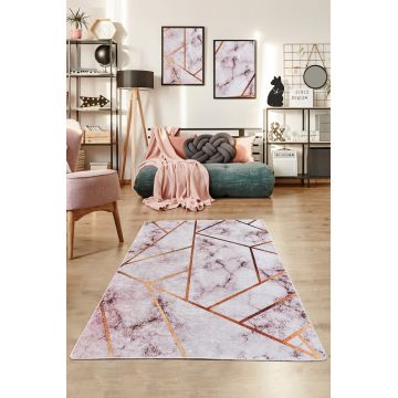 Covor, Brett Djt  , 80x150 cm, 50% catifea/50% poliester, Multicolor