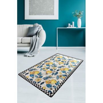 Covor, Lemon  , 50% catifea/50% poliester, Multicolor