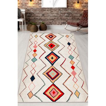 Covor de hol, Teppi , 120x150 cm, 50% catifea/50% poliester, Multicolor ieftin