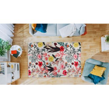 Covor, Derosa Djt, 120x180 cm, 50% catifea/50% poliester, Multicolor