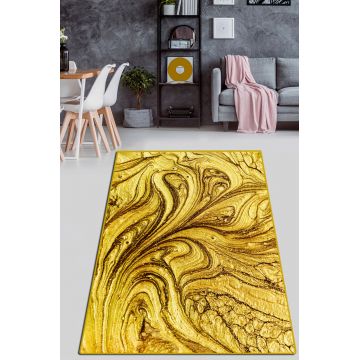 Covor, Honey Foam Djt , 80x120 cm, 50% catifea/50% poliester, Multicolor