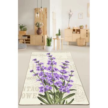 Covor, Lavender Djt  , 50% catifea/50% poliester, Multicolor