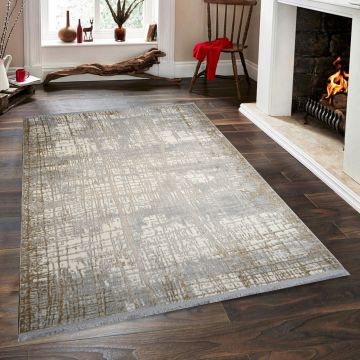 Covor, Notta 1106 , 160x230 cm, 60% polipropilena/40% poliester, Gri / Bej / Crem