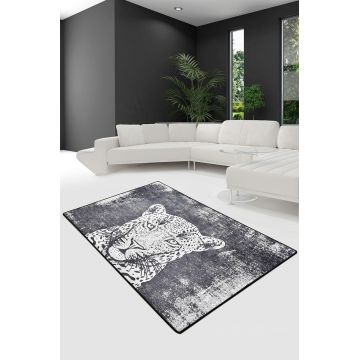 Covor, Tiger, 50% catifea/50% poliester, Multicolor ieftin