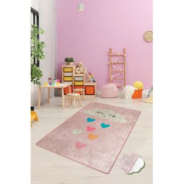 Covor, Baby Cloud, 100x160 cm, Catifea, Multicolor