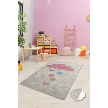 Covor, Baby Cloud, 140x190 cm, Catifea, Multicolor