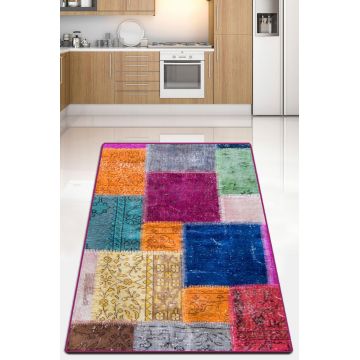 Covor, Color Stitch 120 x 180, 120x180 cm, 50% catifea/50% poliester, Multicolor