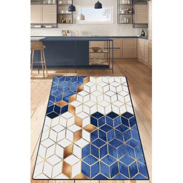 Covor, Cube 80 x 150, 80x150 cm, 50% catifea/50% poliester, Multicolor