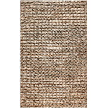 Covor, Flatweave Choti S11152, 80x150 cm, Iuta, Maro / Crem