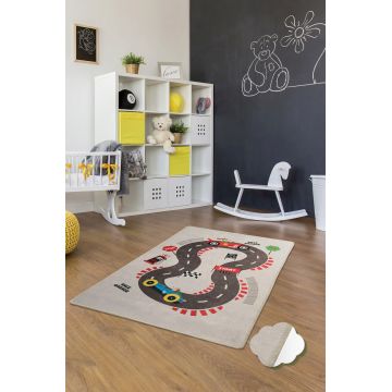 Covor, Game , 100x160 cm, Catifea, Multicolor