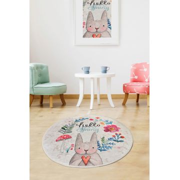 Covor, Hello Spring  , 50% catifea/50% poliester, Multicolor