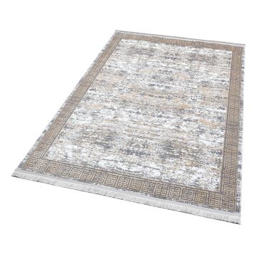 Covor, St 12 Beige Gold Xw , 100x200 cm, 35% fibre acrilice;55% poliester;10% bumbac, Multicolor Covor, St 12 Beige Gold Xw , 100x200 cm, 35% fibre acrilice;55% poliester;10% bumbac, Multicolor