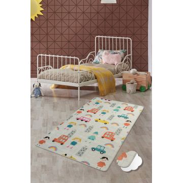 Covor, Town Djt   , 50% TESTURĂ DE catifea/ 50% POLIESTER, Multicolor
