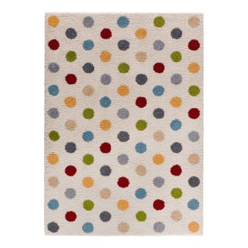 Covor crem 133x190 cm Norge Dots – Universal