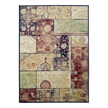 Covor din viscoză Universal Belga Squares, 100 x 140 cm