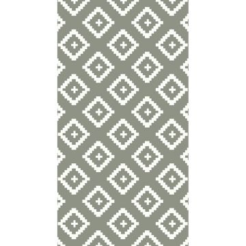 Covor Vitaus Geo Winston, 50 x 80 cm, gri