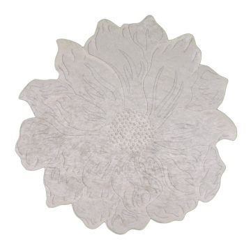 Covor Vitaus Kaluma, ⌀ 80 cm, crem