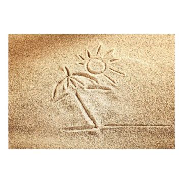 Covoraș din vinilin Sand, 52 x 75 cm