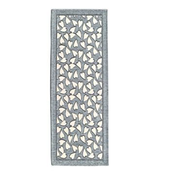Traversă Floorita Corazon, 55 x 190 cm, gri