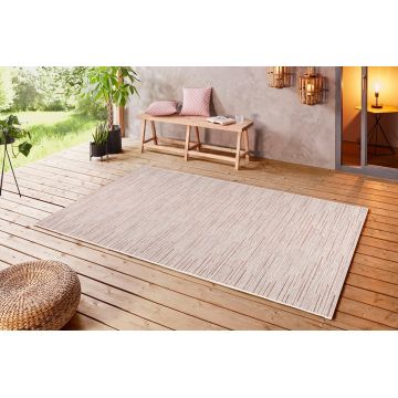 Covor, 02043A, 160x230 cm, Polipropilena, Portocala / Crema