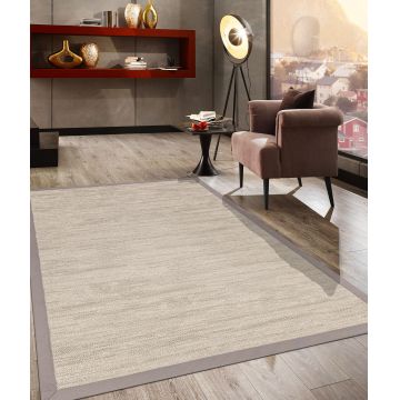 Covor, 20919A , 160x230 cm, Polipropilena, Crem / Gri