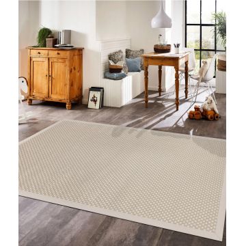 Covor, 20985A , 120x180 cm, Polipropilena, Crem Covor, 20985A , 120x180 cm, Polipropilena, Crem