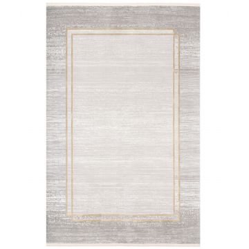 Covor, 30834A , 97x300 cm, Poliester, Auriu