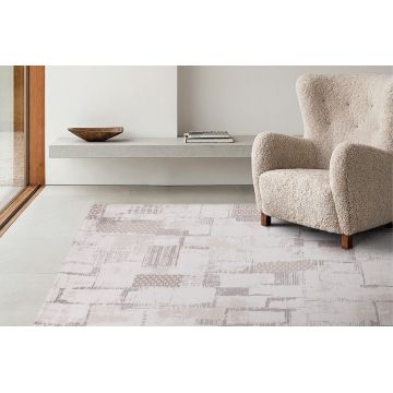 Covor, 45617 Milas, 120x180 cm, Acril, Nurcă/bej