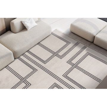Covor, 53091 Amour, 157x230 cm, Poliester, Crem