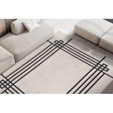 Covor, 53096 Amour, 78x150 cm, Poliester, Crem