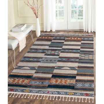 Covor, 80241A , 200x290 cm, Poliester, Crem / Antracit