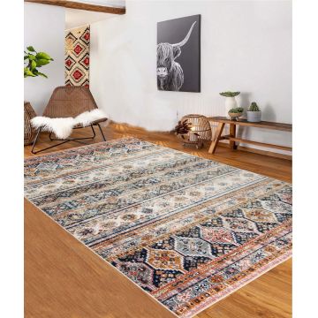 Covor de hol, 38286A , 80x150 cm, 100% POLIESTER/POLIPROPLEN, Multicolor