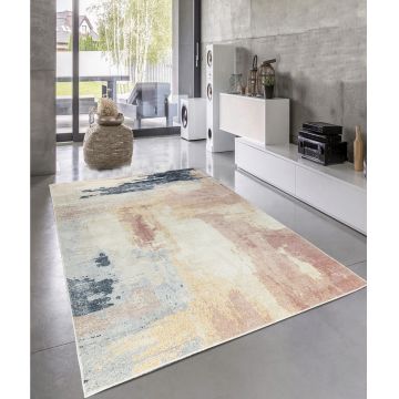 Covor de hol, 38480A , 80x150 cm, 100% POLIESTER/POLIPROPLEN, Multicolor