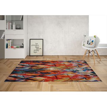 Covor de hol, Ansley, 80x150 cm, Poliester, Multicolor