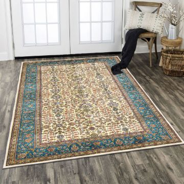 Covor, ELS1835, 100x200 cm, Catifea, Multicolor