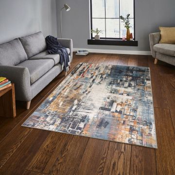 Covor, Lathan, 120x180 cm, Poliester, Multicolor ieftin